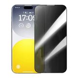Nevamel Baseus İphone 15 Plus Privacy Hayalet Full Koruma Tempered Cam Ekran Koruyucu-(5775)