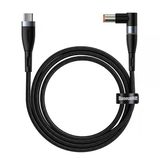 Nevamel Baseus Zinc Manyetik Type-C To Dc Round (79X55mm) Lenovo Laptop Şarj Kablosu 100W 2M-(5775)