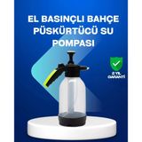 Nevamel® Basınçlı Manuel Köpük Pompası 2L Ayarlanabilir Sprey Başlıklı Temizlik