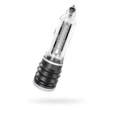 Nevamel® Bathmate Hydromax9 Hidrolik Pompa, Abs Plastik, Transparan, 32,5 Cm (Hydromax X40 Analog)