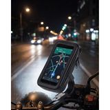 Nevamel® Bisiklet Scooter Motosiklet Için Su Geçirmez Telefon Standı 360 Derece Döner - Standart