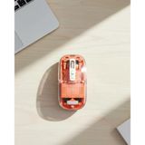 Nevamel® Bluetooth Ve Usb Destekli Kablosuz Şeffaf Mouse Sessiz Kullanım