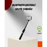 Nevamel Bluetooth’lu Işıklı Selfie Çubuğu – Katlanabilir 130 Cm