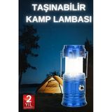 Nevamel Büyük Boy Güneş Enerjili Kamp Feneri Işıldak Lamba Usb Şarjlı