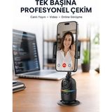 Nevamel® Canlı Yayın ve Video Çekimleri Için Otomatik Yüz Takipli Masaüstü Gimbal Yeni Nesil