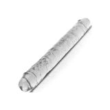 Nevamel® Çift Taraflı Şeffaf Realistik Dildo – Esnek Jelly Malzeme, 44,5 Cm