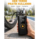 Nevamel® Çok Amaçlı Dijital Lastik Pompası Araç Bisiklet Top Uyumlu Yeni Nesil