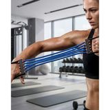 Nevamel® Çok Amaçlı Egzersiz Bandı Ev Spor Aleti Kas Güçlendirme Lastiği