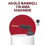 Nevamel Çok Fonksiyonlu Şarjlı Basınçlı Yıkama Tabancası Ev Araç Bahçe