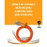 Nevamel Çoklu Cihaz Dostu 120 W Hızlı Şarj Kablosu – Tek Kablo İle Her Cihaz Elinizin Altında