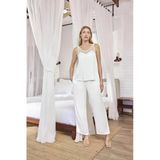 Nevamel® Dantelli Ve Dekolteli Saten Pijama Takımı