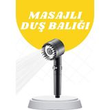 Nevamel Duş Başlığı Yüksek Basınçlı Masaj Taraklı 3 Kademeli - Standart