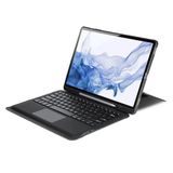 Nevamel DUX DUCIS Galaxy Tab S8+ / S7+ / S7 FE İçin Ayrılabilir Bluetooth Klavye Touchpad PU Deri Kı