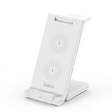Nevamel Duzzona 15W Katlanır 3 İn 1 Telefon Kulaklık Saat Kablosuz Şarj Standı-(5775)