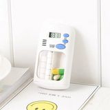 Nevamel® Ezere Elektronik Akıllı Zamanlayıcılı Taşınabilir Hap Ilaaç Kutusu - Bpa İÇERMEZ-(5775)