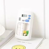 Nevamel® Ezere Elektronik Akıllı Zamanlayıcılı Taşınabilir Hap İlaç Kutusu - Bpa İçermez-(5775)