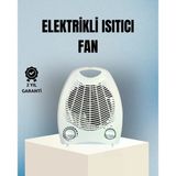 Nevamel Fanlı Elektrikli Isıtıcı – 3 Kademeli Isı Ayarı Ve Güvenli Kullanım