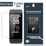 Nevamel Gor Xiaomi Mi Band 5-4 Akıllı Bileklik Ekran Koruyucu 5 Adet Set-(5775)
