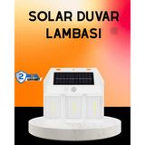 Nevamel Güneş Enerjili 3 Modlu Duvar Apliği – Bahçe Ve Garaj Aydınlatması