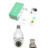 Nevamel® Güvenlik Kamerası Wi-Fi Özellikli 360 Derece Full Hd 1080P Ampül Kamera