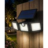 Nevamel® Hareket Sensörlü Solar Bahçe Lambası Güçlü Led Duvar Projektörü