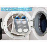 Nevamel® Hassas Çamaşır - Ayakkabı Yıkama Filesi Kapak Bağlamalı 35 X 20 Cm (1431)
