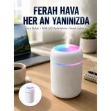 Nevamel® Hava Nemlendirici Buhar Makinesi Led Işıklı Usb Dekoratif Nemlendirici Yeni Nesil