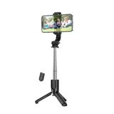 Nevamel Hoco K17 Bluetooth Uzaktan Kontrol Selfie Çubuğu Tripod Mini Canlı Yayın Standı-(5775)
