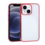 Nevamel İphone 13 Mini 5.4İnç Lazer Kaplama Renkli Kenar Şeffaf Kılıf-(5775)