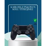 Nevamel® Kablosuz Ps4 Oyun Kolu Çift Motor Titreşimli Uzun Bataryalı - Renkli