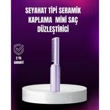 Nevamel Kablosuz USB Şarjlı Saç Düzleştirici Tarak – Seyahat Boy