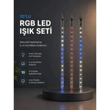 Nevamel® Kayan Yıldız Efektli Rgb Led Işık Seti İç Ve Dış Mekan Kullanımı