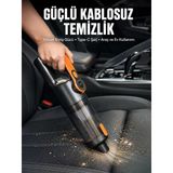 Nevamel® Kompakt Kablosuz Süpürge Güçlü Çekiş Ve Düşük Ses Seviyesi