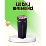 Nevamel® Led Işıklı Aromaterapi Hava Nemlendirici Ultrasonik Sessiz Nem Ayarı