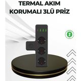 Nevamel® Masa Üstü Çoklu Priz USB ve Type-C Çıkışlı Güç Dağıtıcı - Çok Renkli