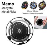 Nevamel Memo Manyetik Metal Halka - Memo Telefon Soğutucu Uyumlu Cx07-Cx08 Ve Manyetik Tüm Modeller-(5775)