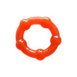 Nevamel® Noktalı Tekli Penis Halkası - Kırmızı