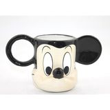 Nevamel Porselen Mickey Mouse Kupa Bardak - Renkli