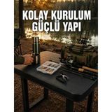 Nevamel® Pratik Katlanabilir Masa Kamp Piknik Bahçe Ve Karavan Kullanımına Uygun