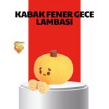 Nevamel® Pumpkin Led Night Light Dokunmatik Şarjlı Silikon Gece Lambası