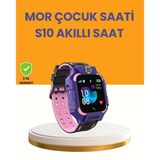 Nevamel® S10 Mor Akıllı Çocuk Saati Konum Takip Ve Güvenlik Özellikli