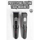 Nevamel Saç Sakal Lazer Epilasyon Öncesi Tüy Kısaltma Makinesi Unısex 4 Taraklı - Standart