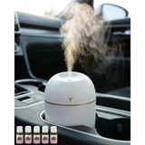 Nevamel® Sessiz Mini Nemlendirici 5 Esans Hediyeli Usb Bağlantılı Led Işıklı Buhar Makinesi