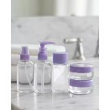 Nevamel® Seyahat Için 5’li Şeffaf Kozmetik Şişe Seti 30 ml