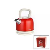 Nevamel® Sinbo Demlik Kettle Su Isıtıcı - Kırmızı - 2.2 Litre - Çelik - Retro Görünüm