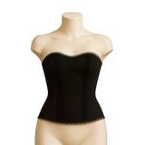 Nevamel® Siyah Mi Emay 9155 Fırfırlı Terletici Büstiyer (Kod:9155)