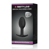 Nevamel® Special Anal Stimulation İçi Ağırlıklı Top Olan Anal Plug Tıkaç