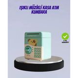 Nevamel® Su Yeşili Işıklı Sesli Elektronik Şifreli Çocuk Kumbarası