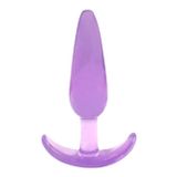 Nevamel® T Şeklinde Şeffaf Anal Tıkaç (Plug) Mor