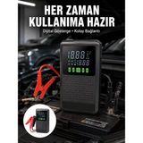 Nevamel® Taşınabilir Araç Akü Şarj Takviye Cihazı 150 Psı Dijital Kompresör Yeni Nesil